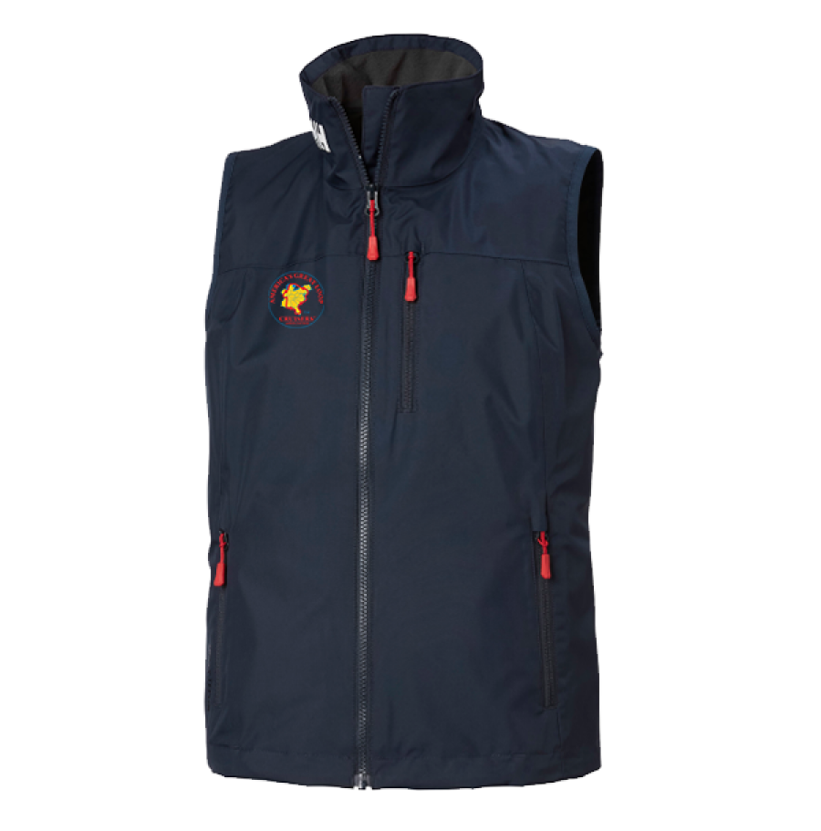 Women's Helly Hansen Vest in Navy with AGLCA logo on the right chest