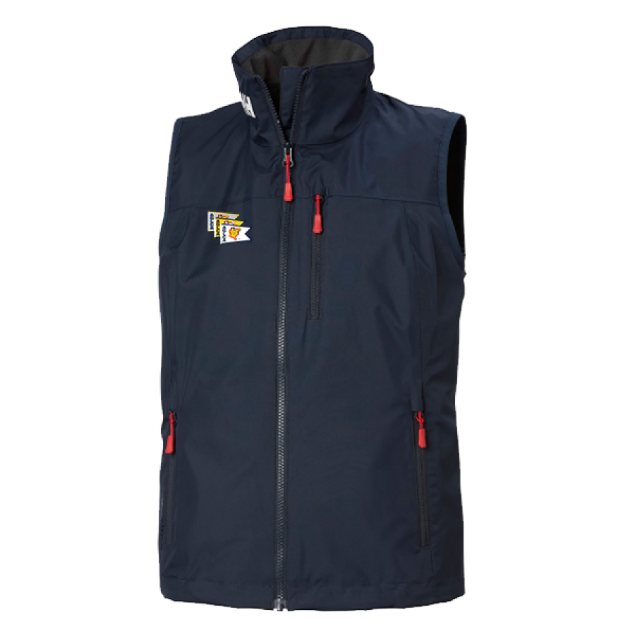 Women's Helly Hansen Vest in Navy with burgees logo on the right chest