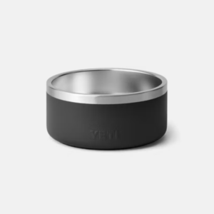 Yeti Boomer 4 cup down bowl in black with no logo
