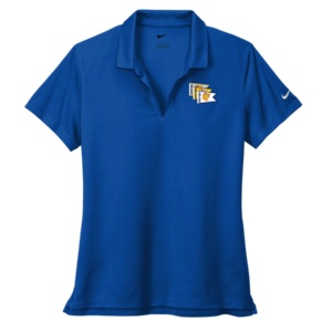 Women's Nike Polo in Royal Blue with Burgees logo