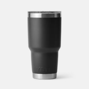 30oz Yeti Rambler Tumbler in black with no logo